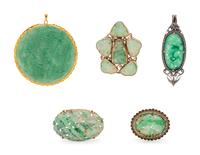A Collection of Jade Jewelry,