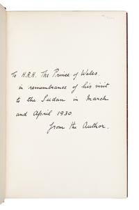 [SPORTING] -- [DUKE & DUCHESS OF WINDSOR COPIES]. A group of 5 sporting books from the library of the Duke and Duchess of Windsor, MANY PRESENTATION COPIES, comprising:
