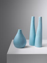 Three Reptil Vases Gustavsberg, Sweden