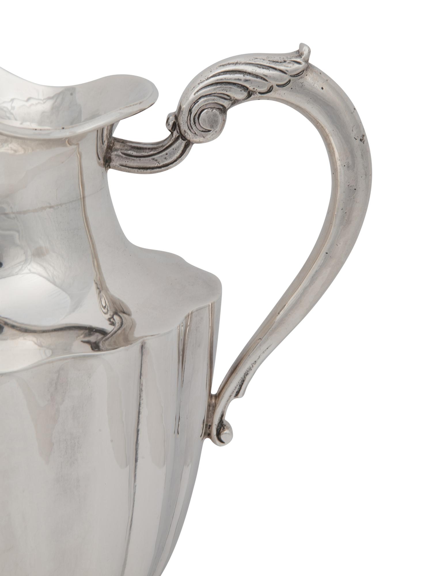 A Mexican Silver Pitcher