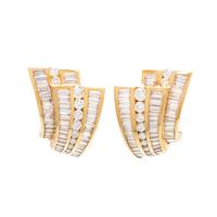CHARLES KRYPELL, DIAMOND EARCLIPS