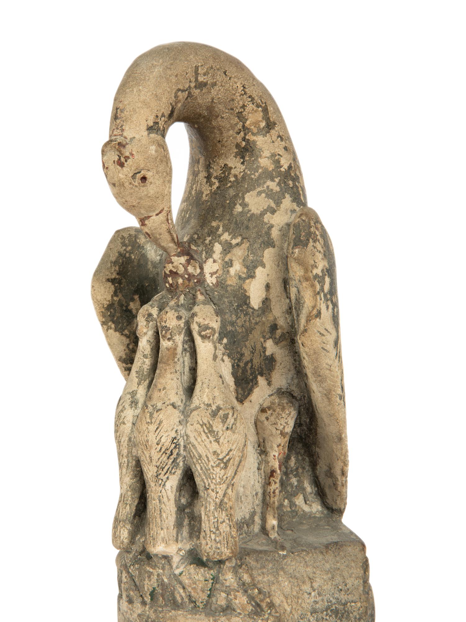 A French Stone Architectural Bird