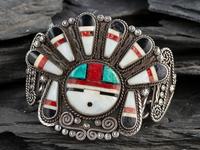 Zuni Mosaic Inlay Cuff Bracelet