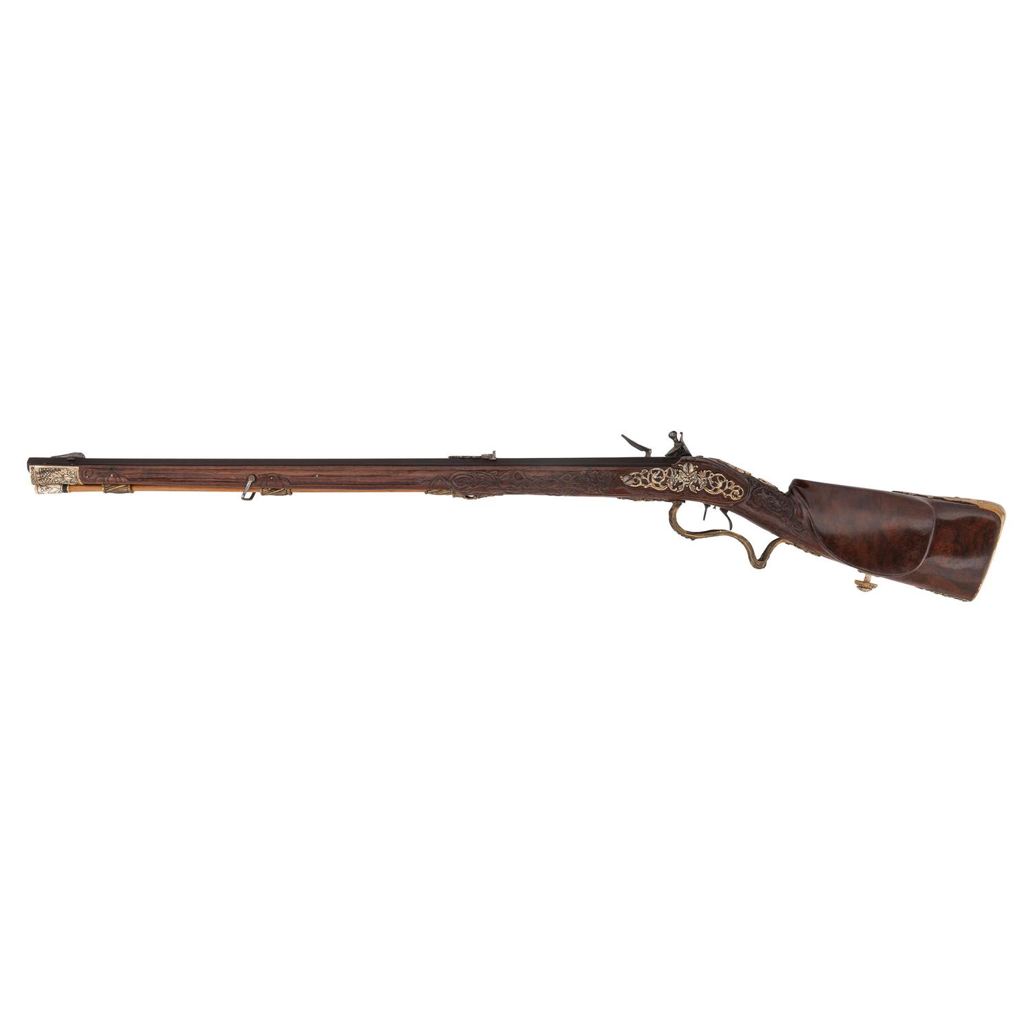Contemporary Flintlock Jaeger Rifle