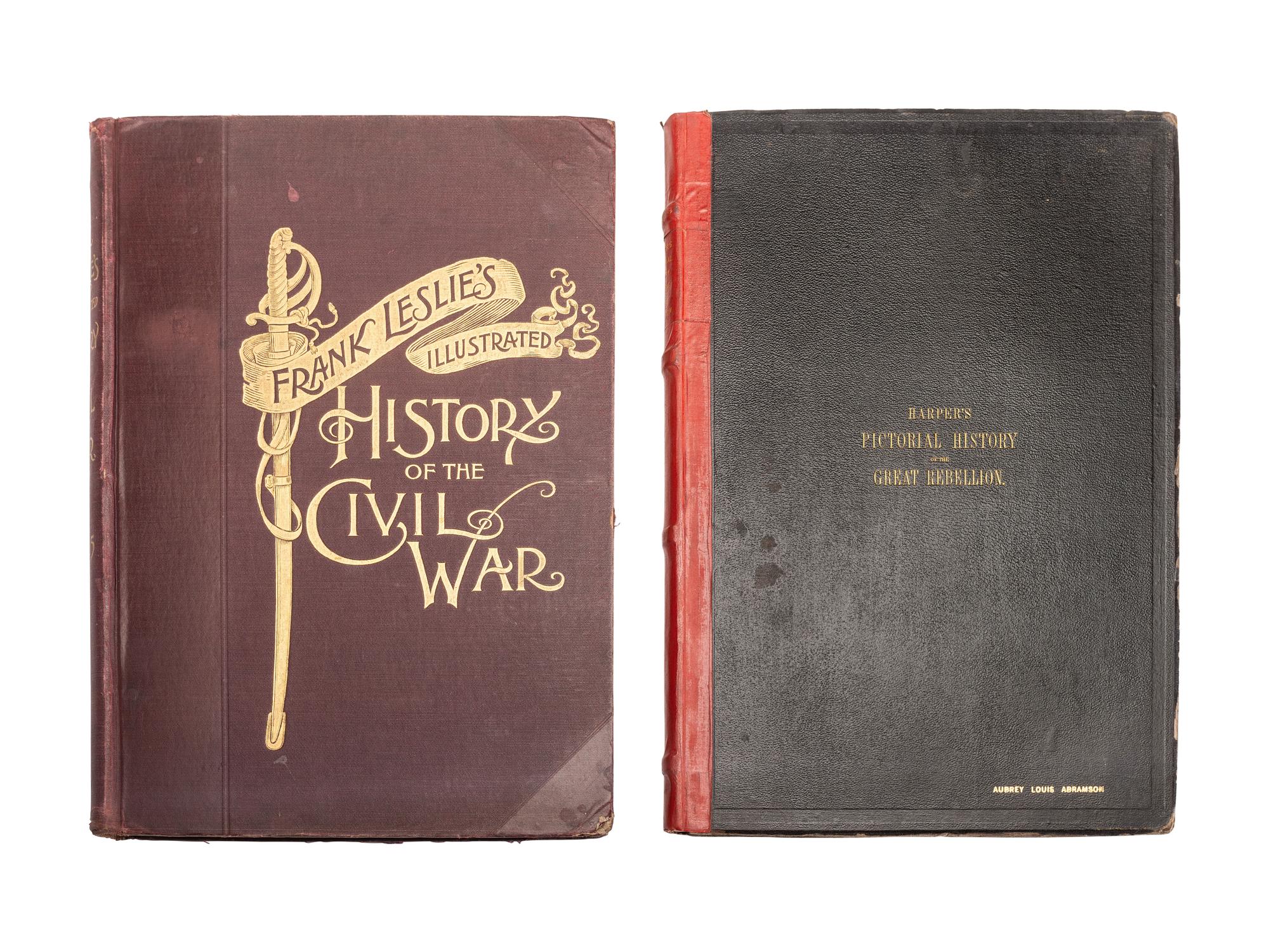 [CIVIL WAR]. Pictorial magazines and histories, incl. Harper's , Leslie's , & Illustrated London News .