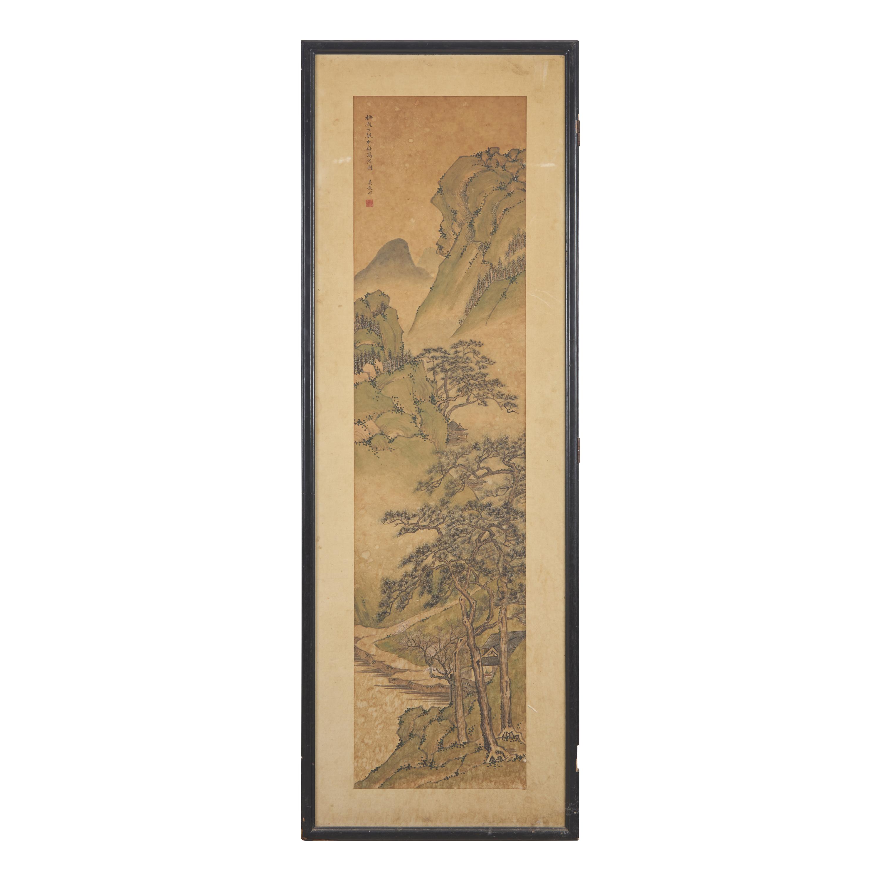 Three Chinese Paintings, 20th Century — 近代 山水圖三幅