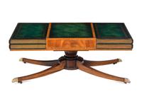 A Regency Style Book Spine Mounted Low Table