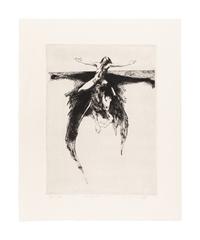 MOSER, Barry. Pegasus and Bellerophon. [1971]. 542 x 436 mm. Second Edition. Etching. Signed and captioned “Icarus Agonistes,” numbered “18/25 (2ed)”