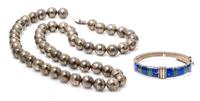 A Collection of Silver Jewelry, 108.60 dwts.