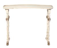 A Painted Wood Console Table Height 29 inches. — 20TH CENTURY