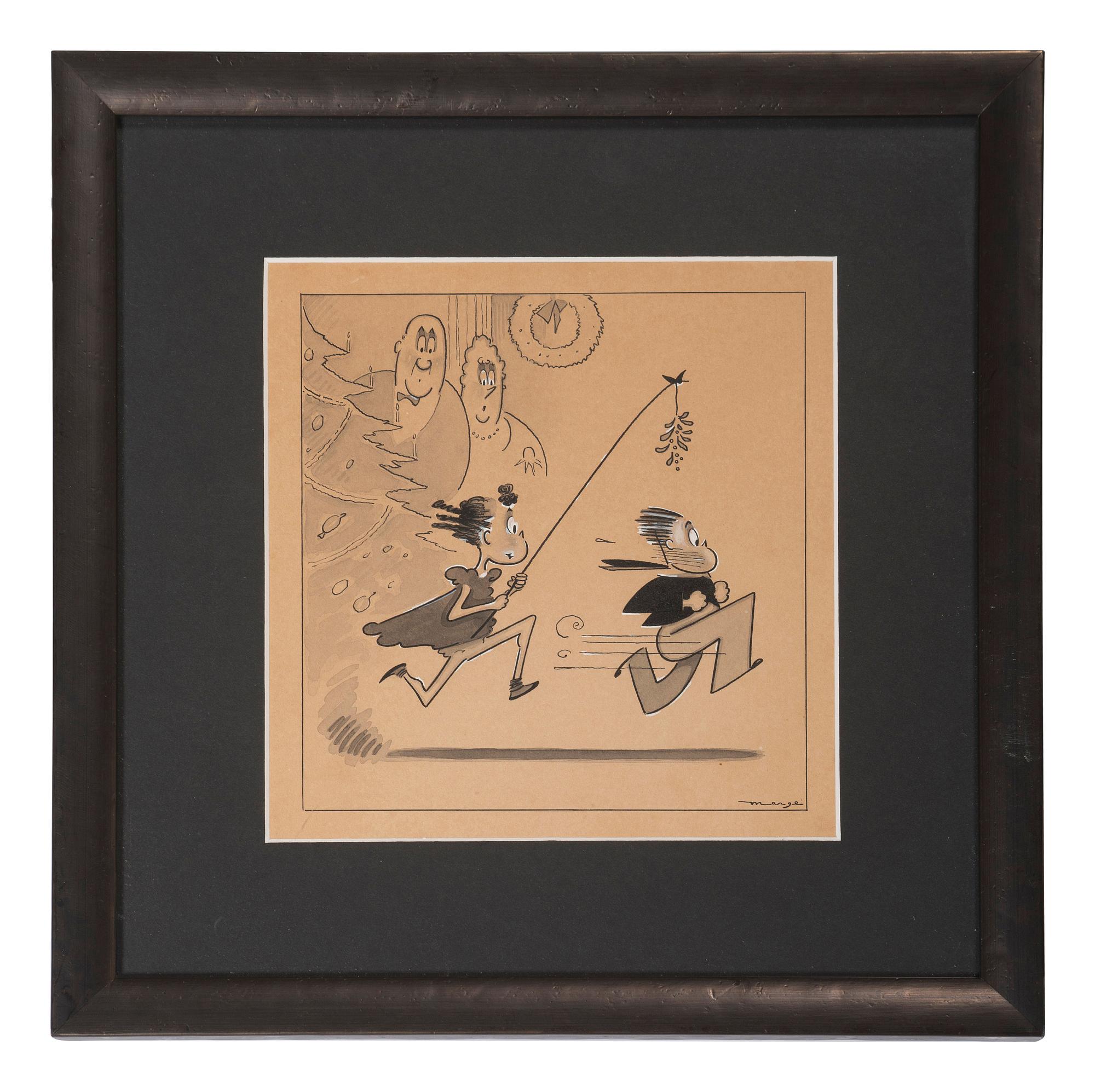 BUELL, Marge (1904-1993). Little Lulu, The Saturday Evening Post cartoon . Ca 1940s.