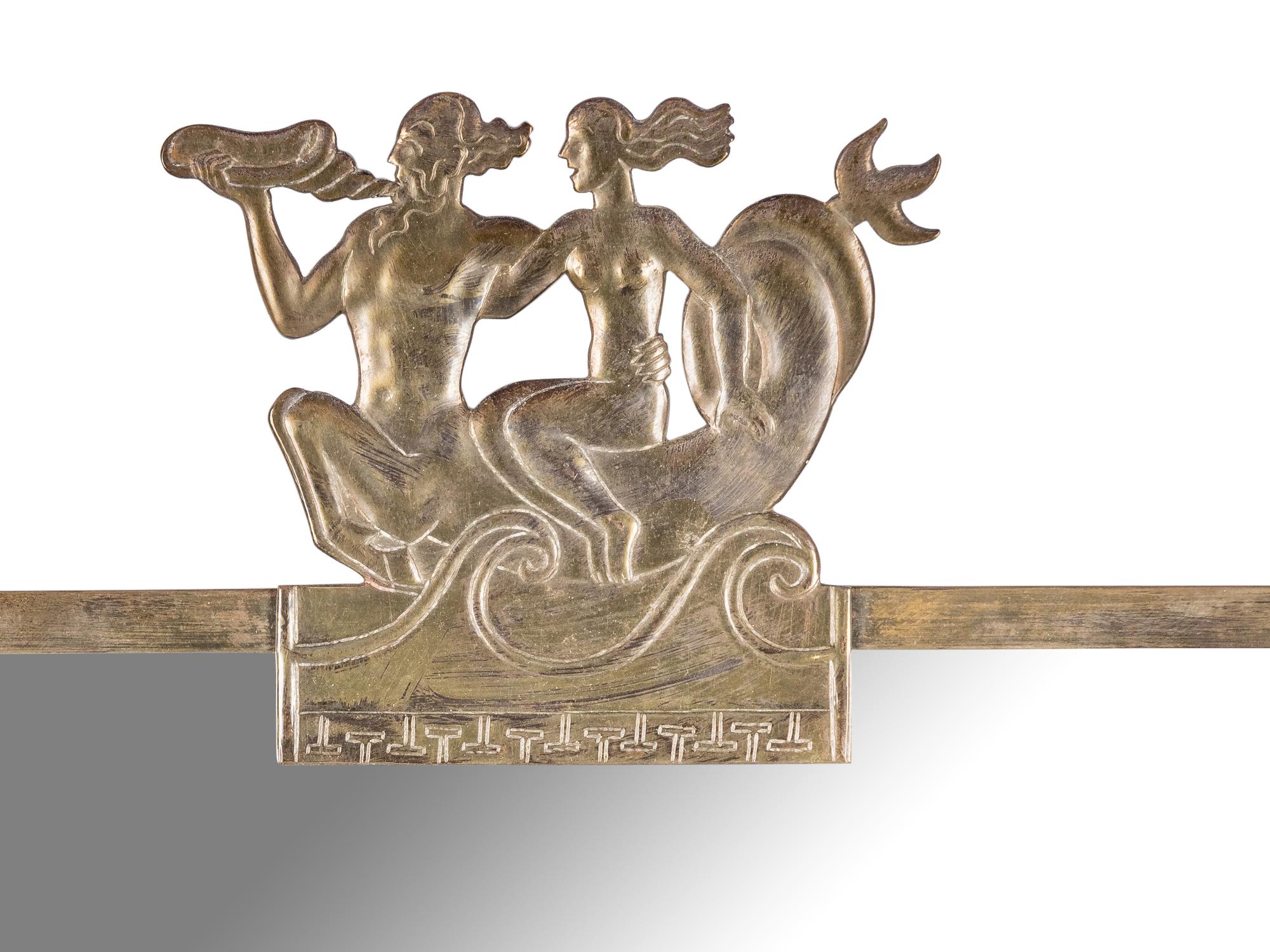 Mirror depicting Triton and Amphitrite, c. 1930