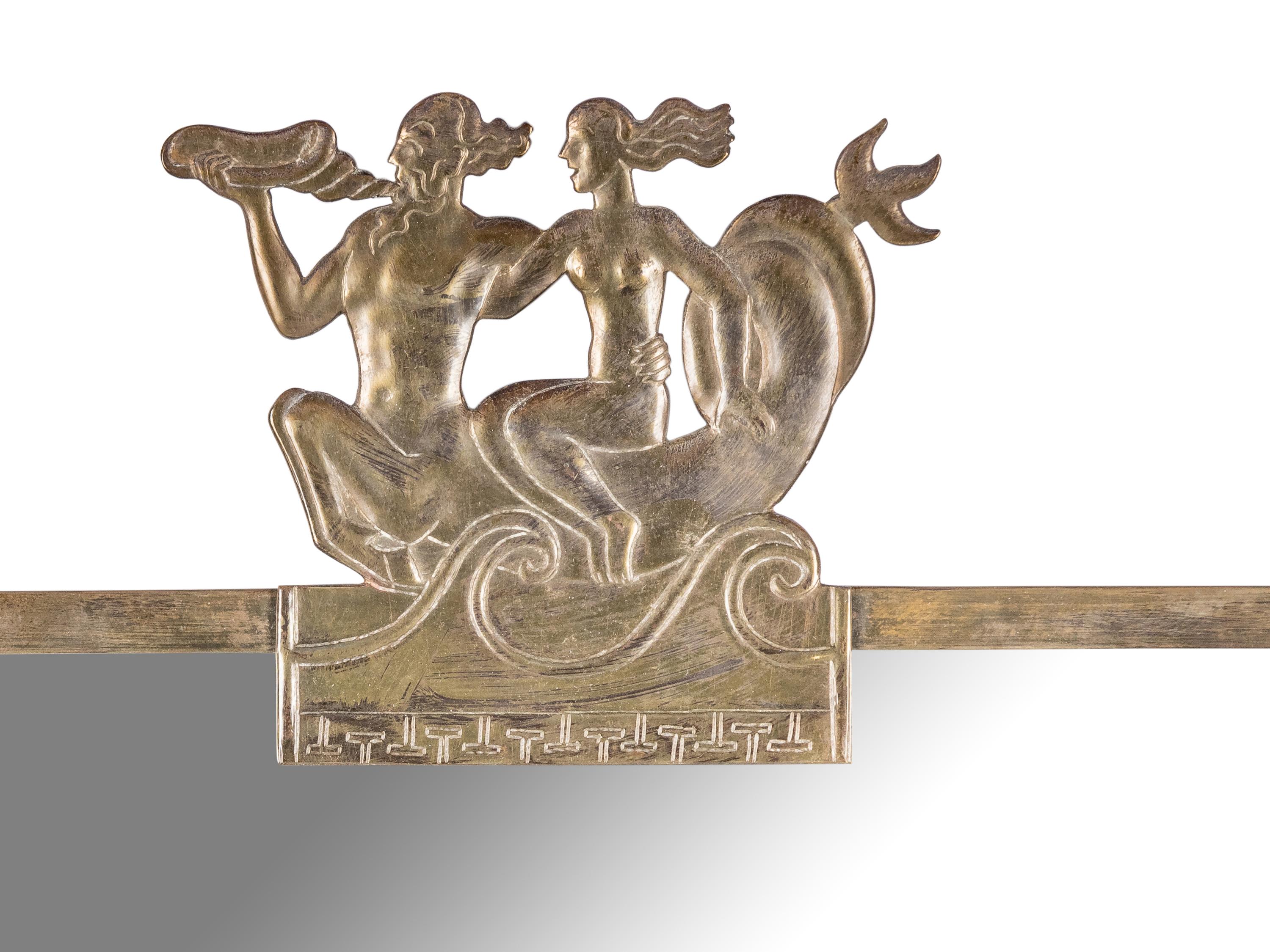 Mirror depicting Triton and Amphitrite, c. 1930