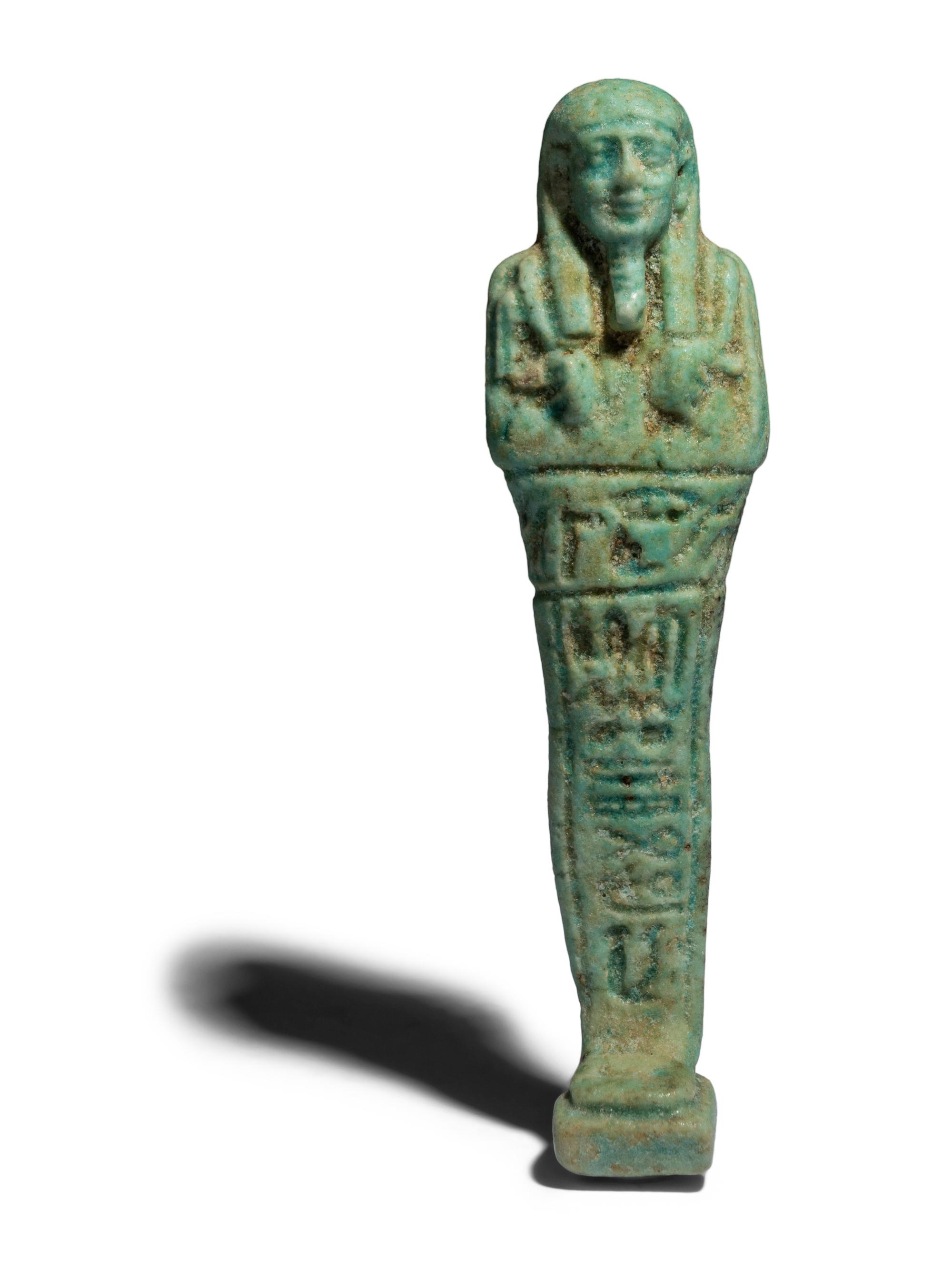 An Egyptian Faience Ushabti
