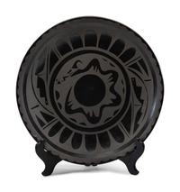 Blackware Pottery Plate