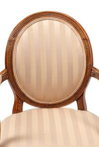 A Pair of George III Fruitwood Armchairs