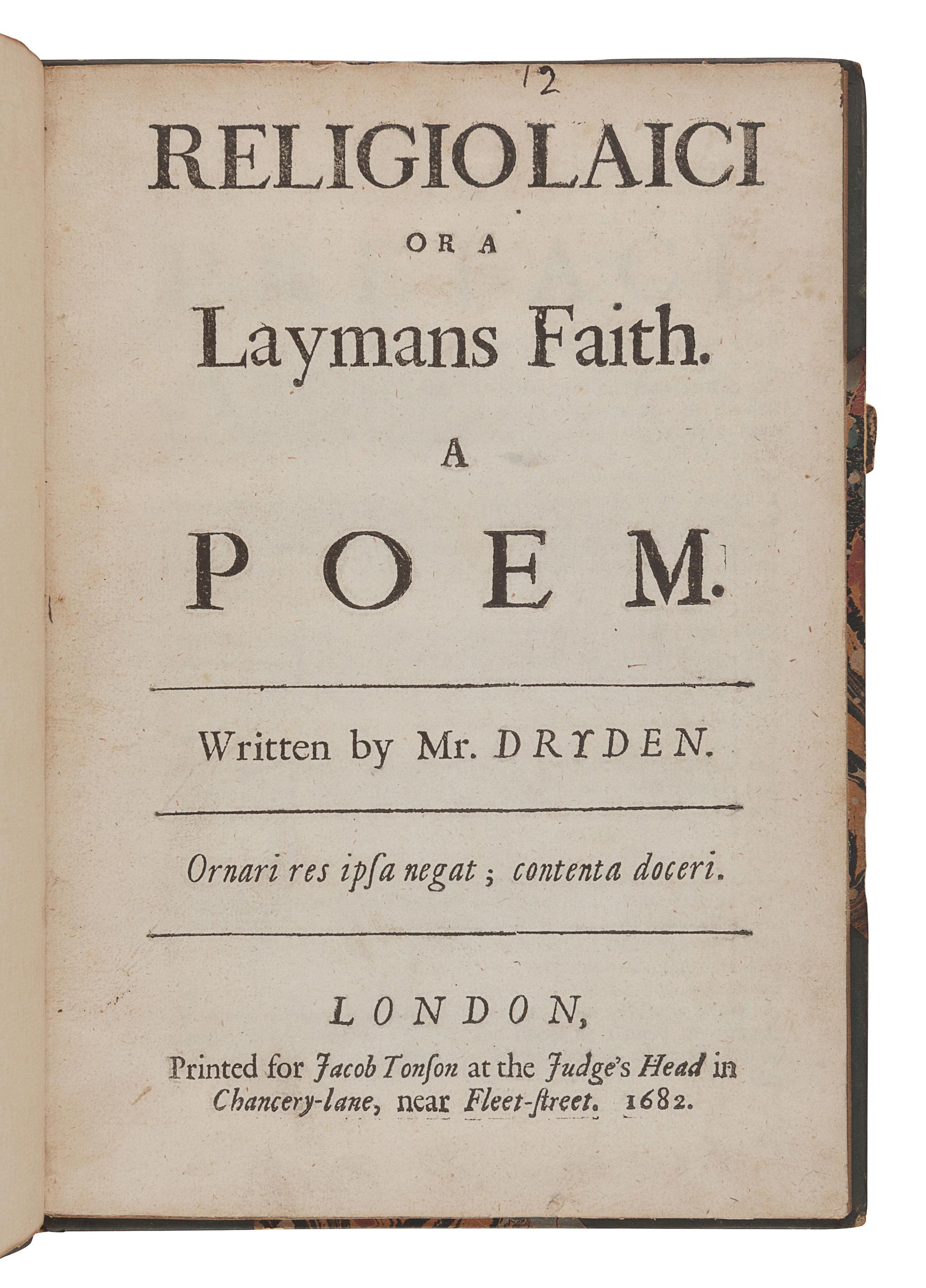 [ENGLISH LITERATURE & HISTORY]. A group of 6 works, comprising: