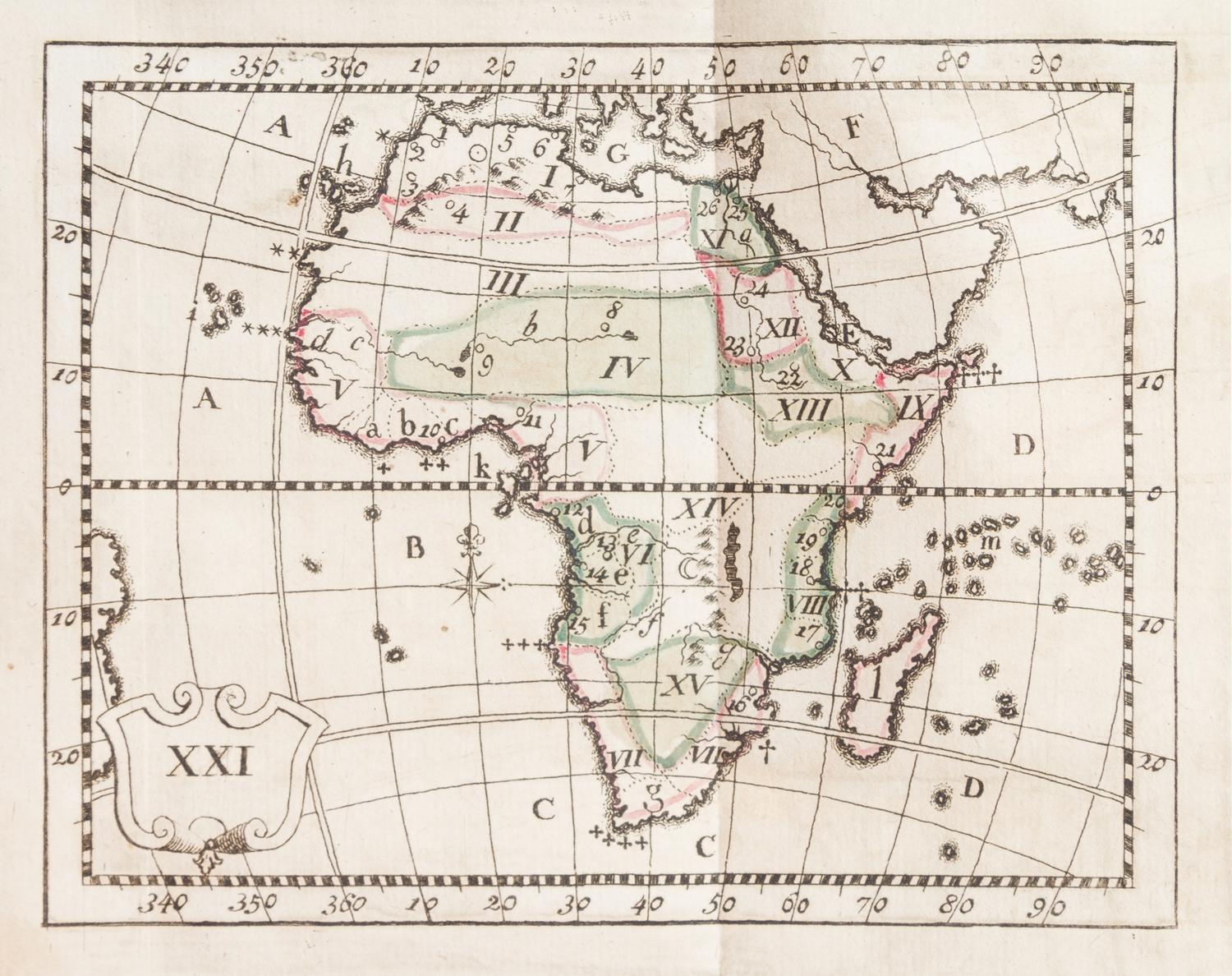 VAZQUEZ, FRANCISCO, trans. Atlas Elementar... Madrid, 1786. 2 vols. in one. First Spanish edition. Complete w/24 color folding maps.