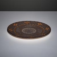 Rebecca Lucario (Acoma, b. 1951) — Fine Line Polychrome Pottery Plate