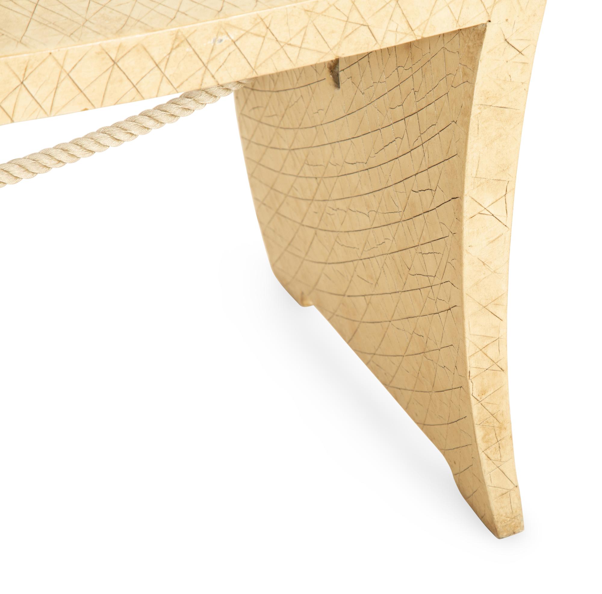A Pair of Tassle Benches by Thomas Pheasant for Baker Furniture