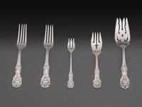 An American Silver Flatware Service