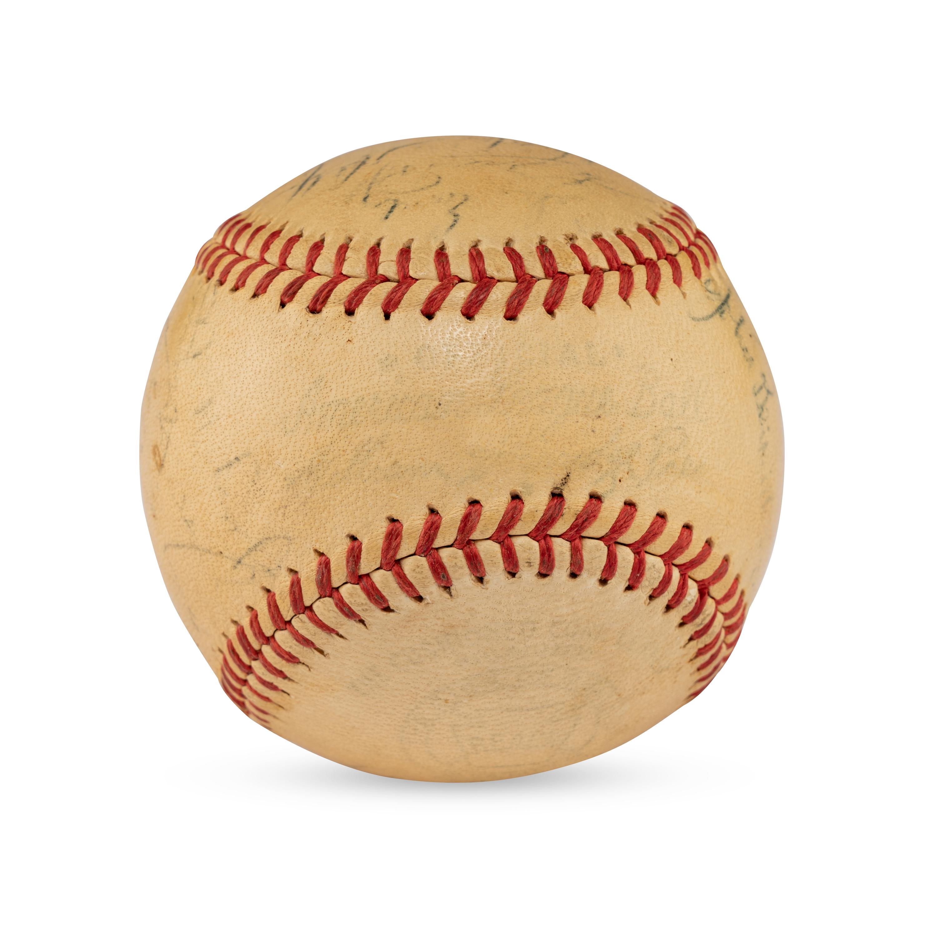 A 1947 St. Louis Browns Team Signed Autograph Baseball