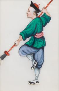 A Set of Twelve Chinese Export Pith Paintings — 19TH/20TH CENTURY