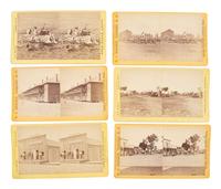 MORROW, Stanley J., photographer. Exceptional collection of rare stereoviews collected by 7th Cavalryman Philip J. Dieter.
