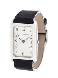 TIFFANY & CO., PLATINUM WRISTWATCH