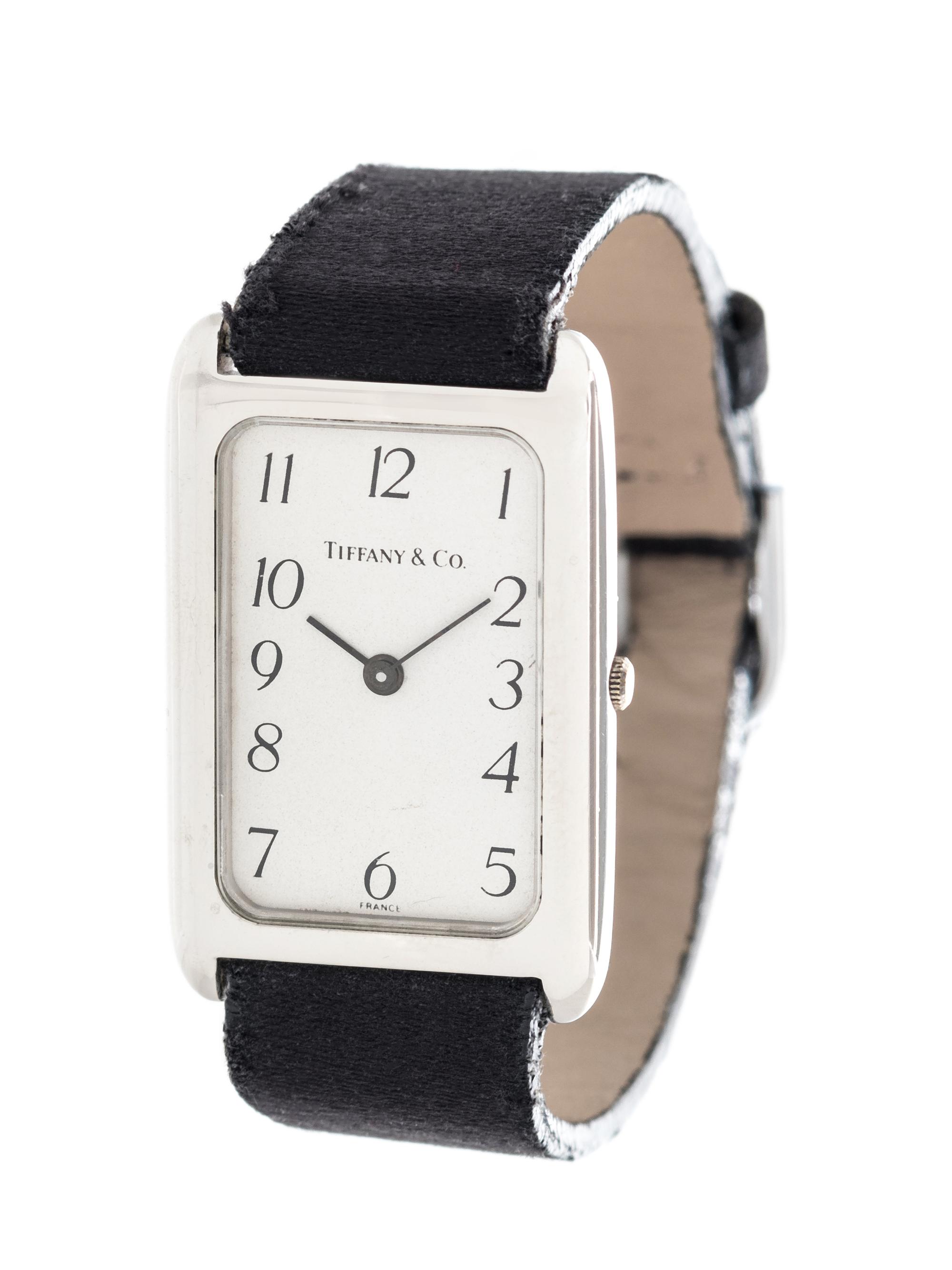 TIFFANY & CO., PLATINUM WRISTWATCH