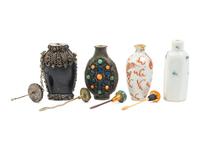 Four Chinese Snuff Bottles
