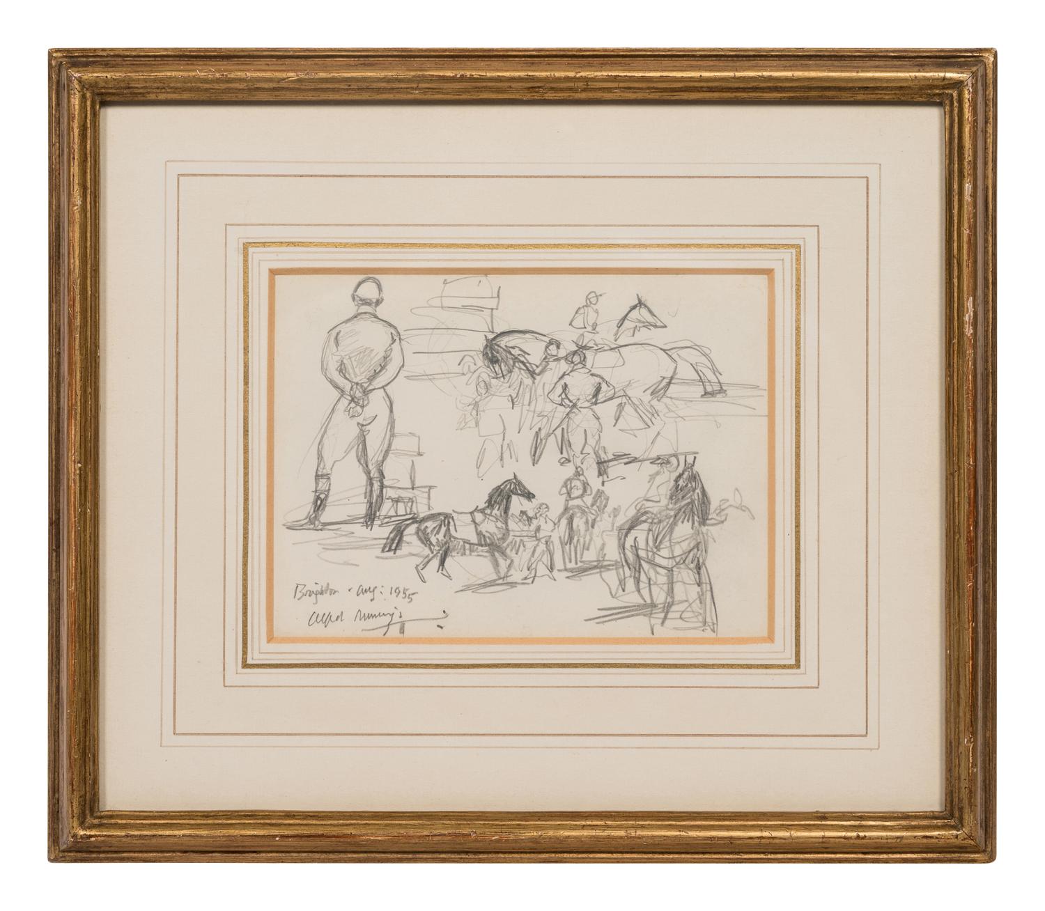 Study of Jockey & Horses Before the Start