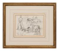 Study of Jockey & Horses Before the Start