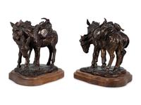 Two Works: Two Pack Mules , edition 5/500 and 20/500
