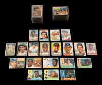 A Shoebox Collection of 1950s-60s Topps Baseball Cards Including Multiple Hall of Famers,