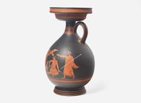 A Large and Important Wedgwood Encaustic Decorated Black Basalt Vessel, UK, 1790s