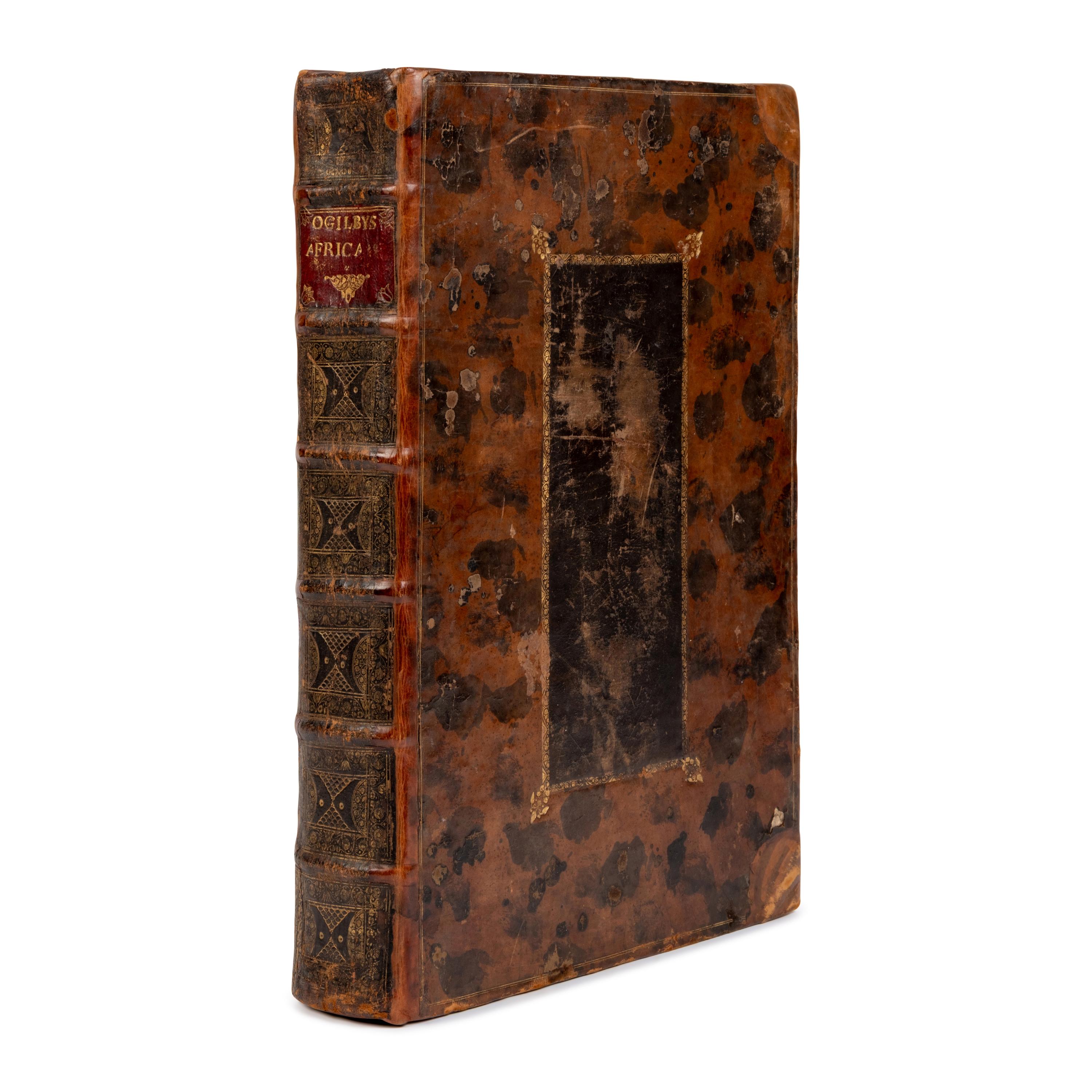 [Travel & Exploration]. Ogilby, John (1600-1676). Africa: Being an Accurate Description of the Regions of Aegypt, Barbary, Lybia, and Billedulgerid . London: Thomas Johnson for the author, 1670.