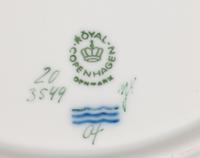 A Set of Twelve Royal Copenhagen Flora Danica Porcelain Dinner Plates