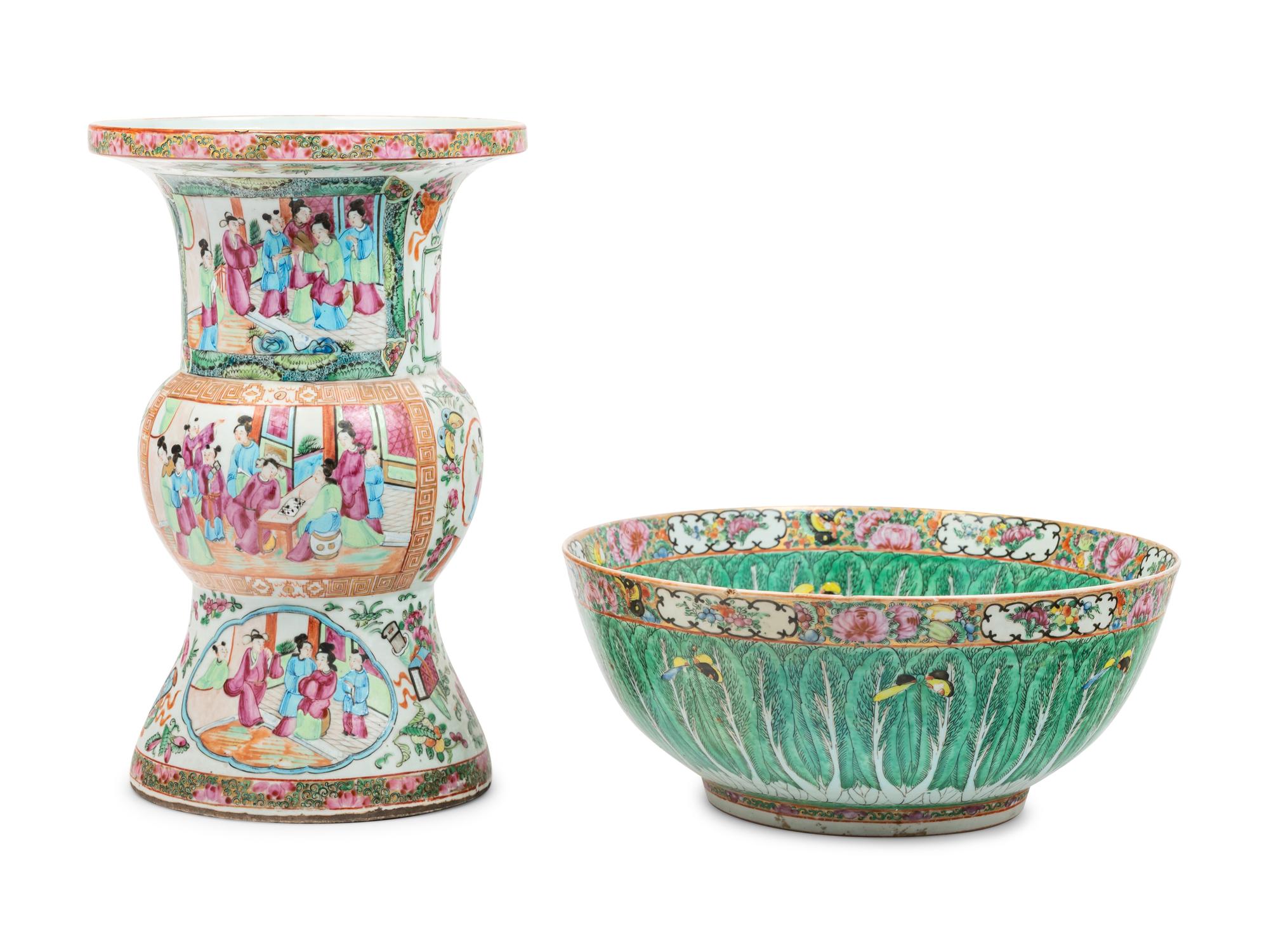 Two Chinese Export Porcelain Wares