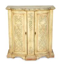 An Italian Style Painted Console Cabinet