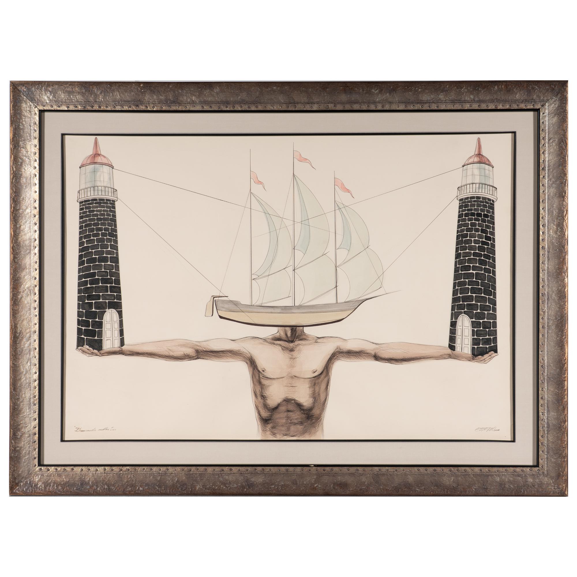 Esterio Segura Mora (Cuban, b. 1970) — Buscando orillas... (Searching for Shores....), 2003