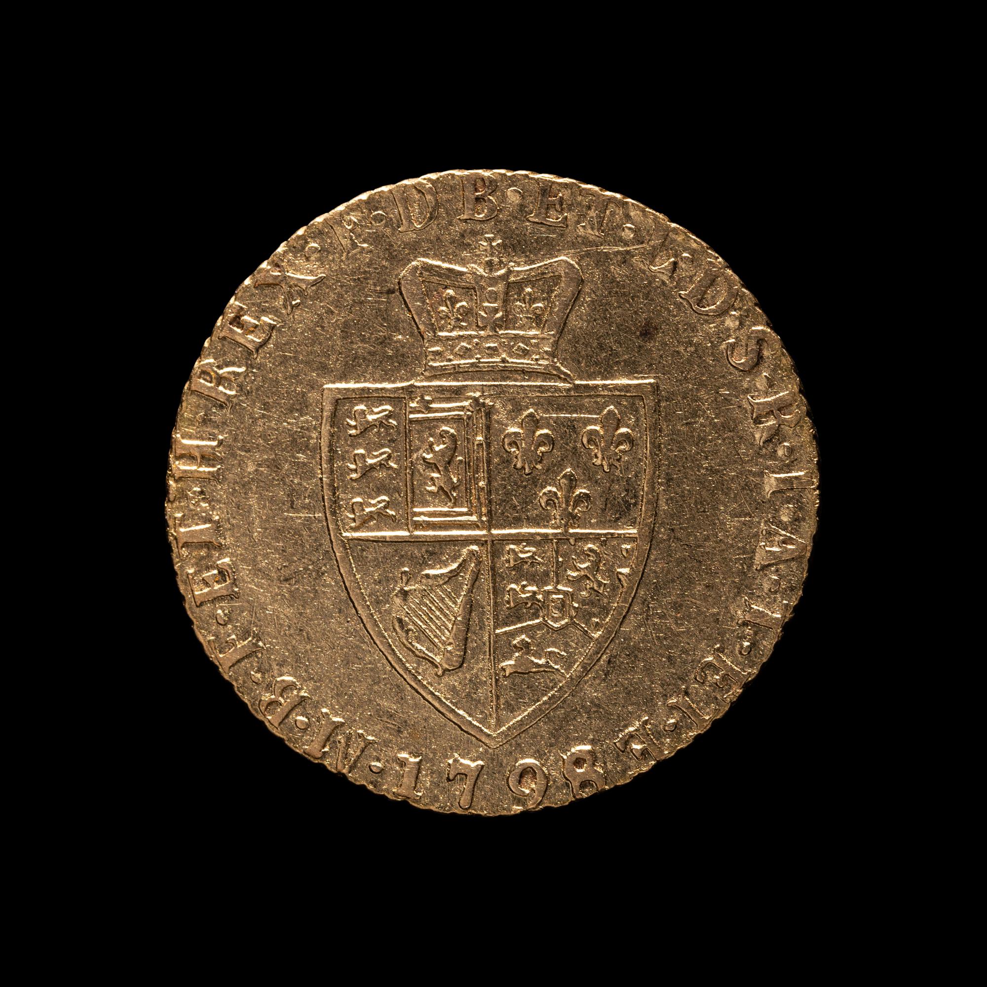 [ GREAT BRITAIN] George III Gold Half-Guinea 1798