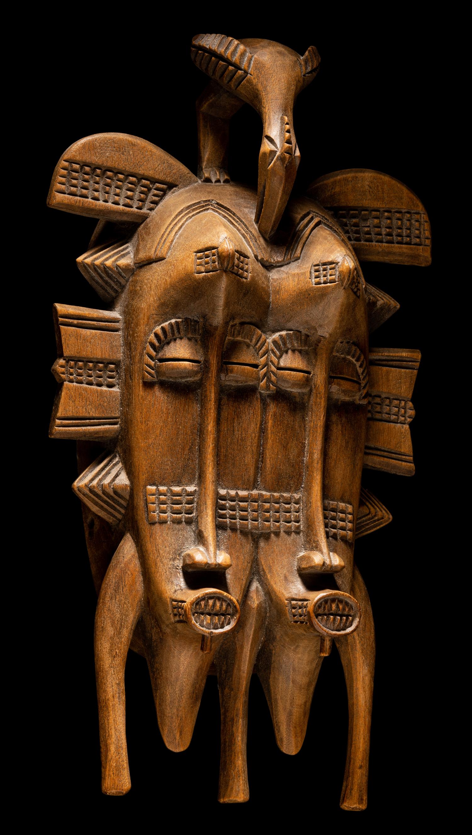 Three Senufo Wood Masks