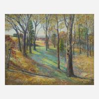 Walter Emerson Baum (American, 1884-1956) Autumn on Clymer Avenue (Sellersville)