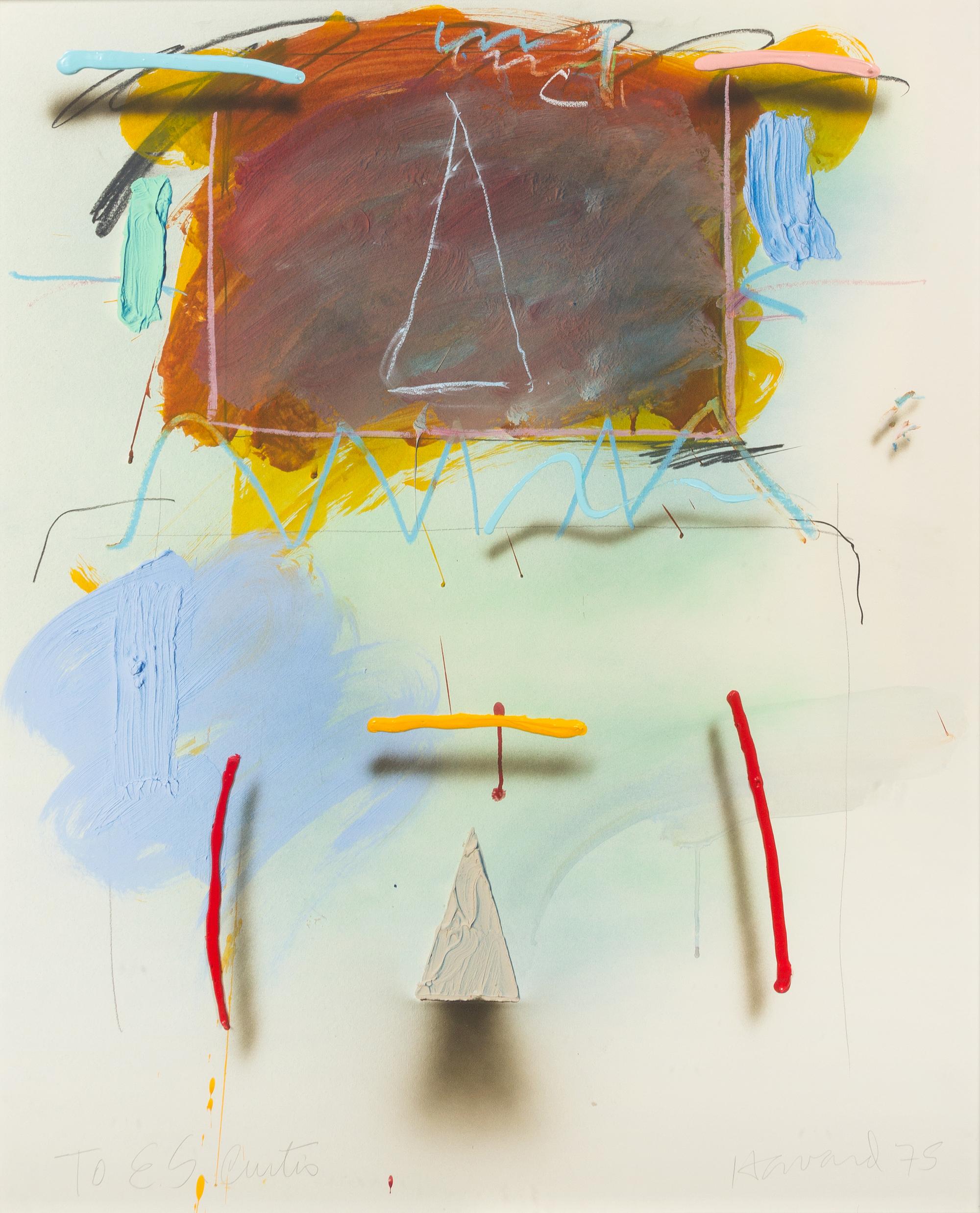 James Havard, (American, b. 1937), Powder River, 1975, To E.S. Curtis, 1975 and Blue Cree Night, 1976