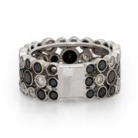 Chantecler, Diamond, Black Diamond, and White Gold Ring