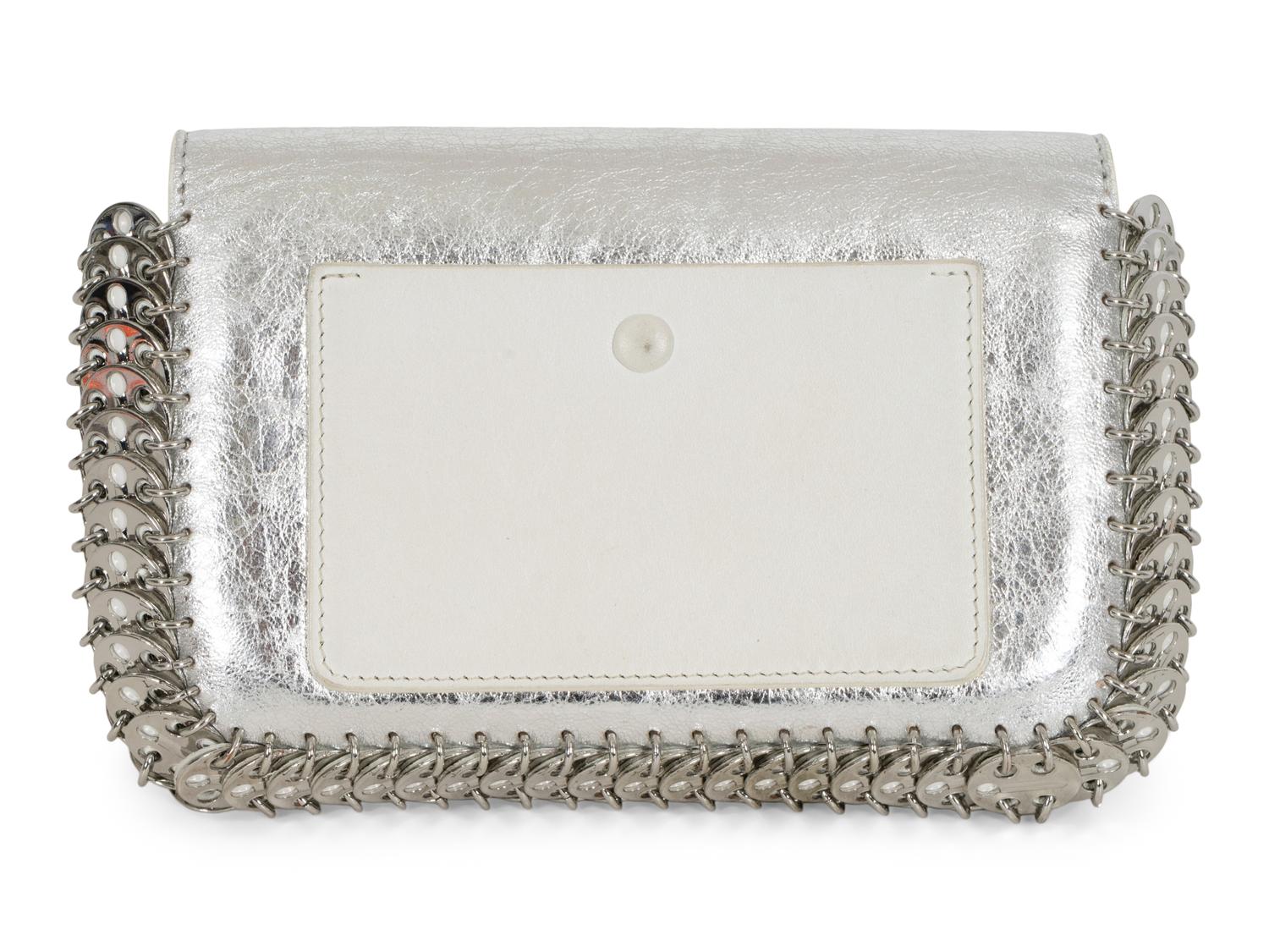 Paco Rabanne Silver Shoulder Bag