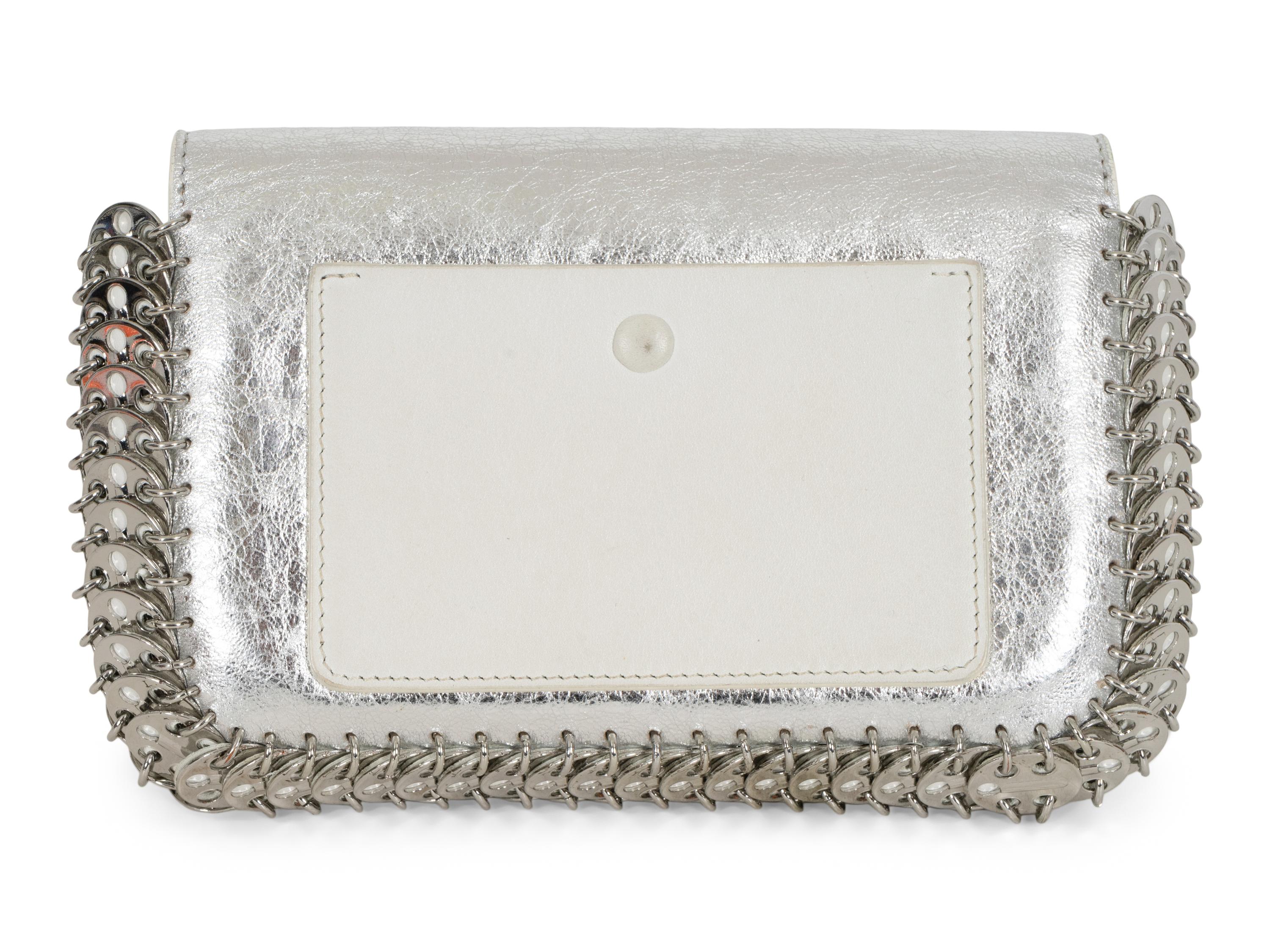 Paco Rabanne Silver Shoulder Bag