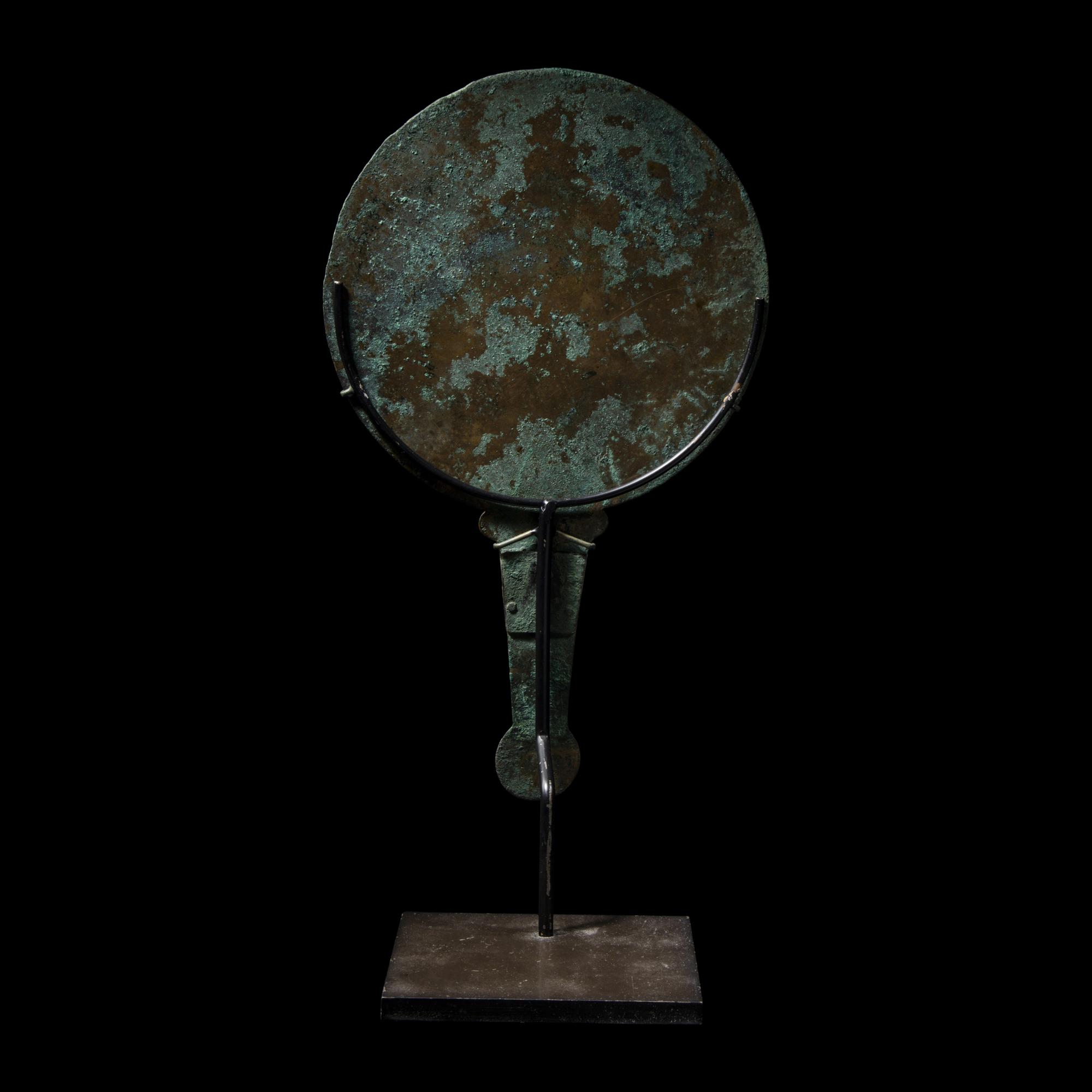 A Greek Bronze Mirror