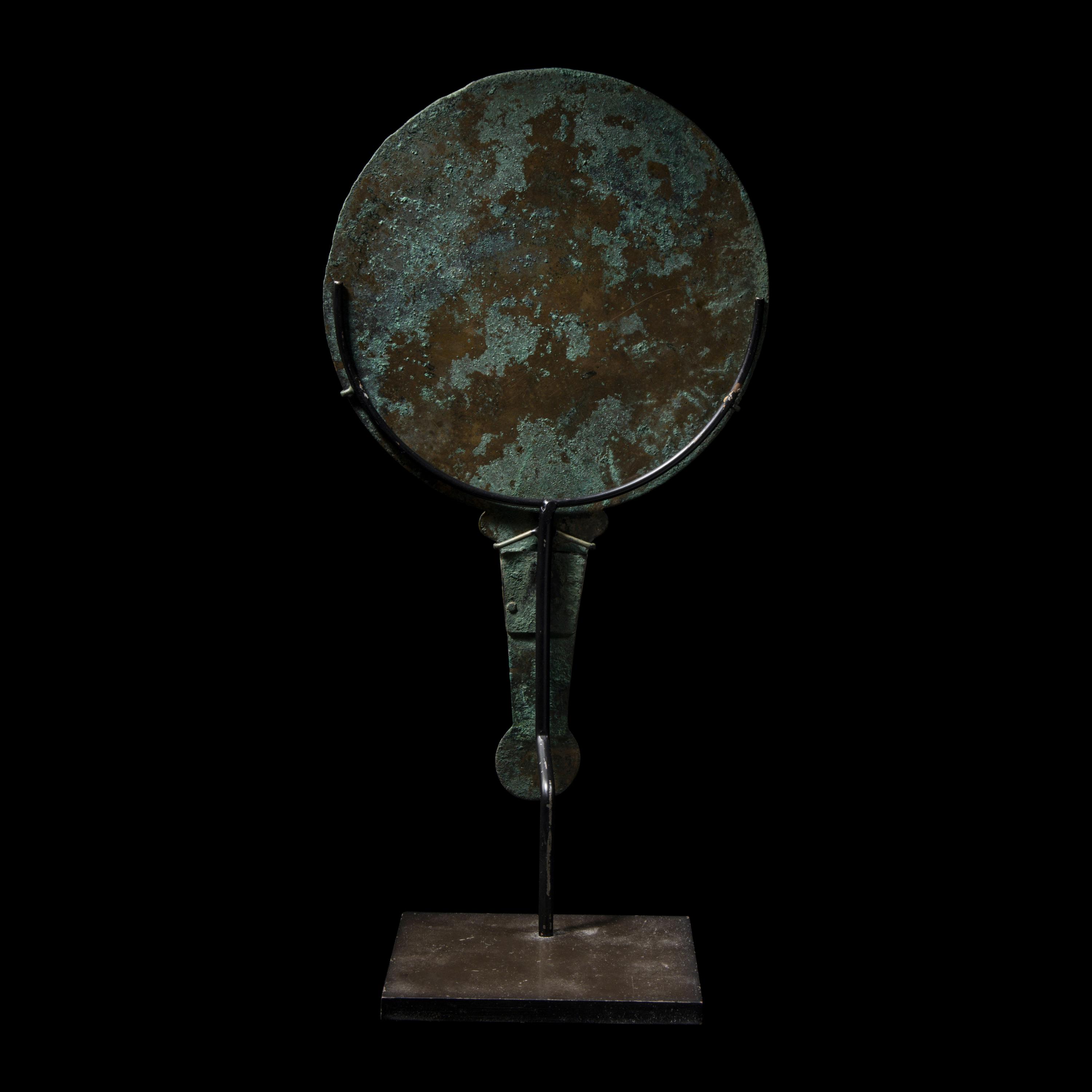 A Greek Bronze Mirror